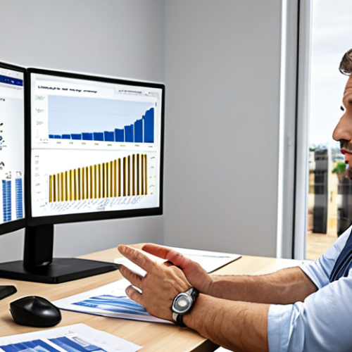Home 4 **
A logistics manager in a modern office setting, analyzing salary data on a computer screen. The screen displays charts and graphs comparing salaries for logistics positions in Paris and other regions. The manager is dressed professionally and appears confident and focused. Emphasis on accuracy and detail in the data visualization.
**